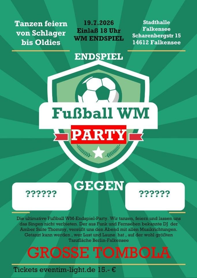 WM-Endspiel-Party