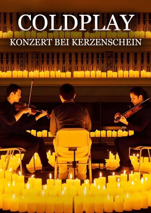 Coldplay-Musik bei Kerzenschein